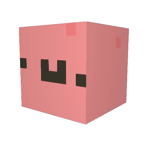limonagrios Minecraft avatar head, 3D render