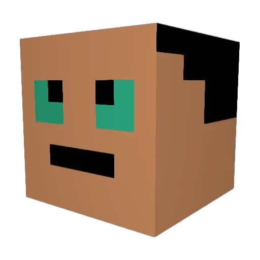 limpandinho66 Minecraft avatar head, 3D render