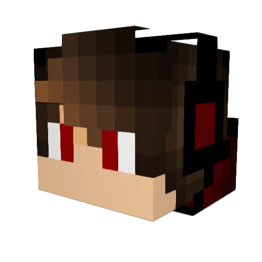 limpantimpan Minecraft avatar head, 3D render