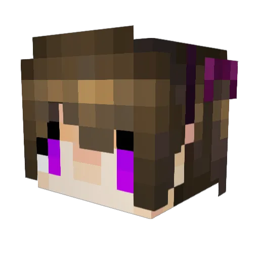 limpidrains Minecraft avatar head, 3D render