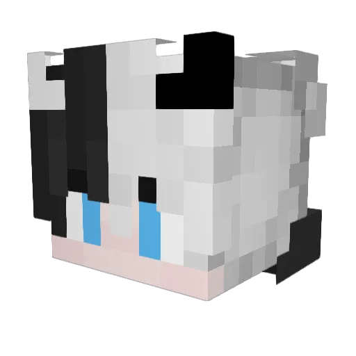 limpidus Minecraft avatar head, 3D render