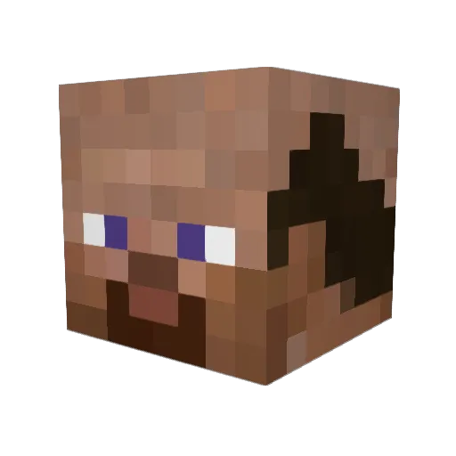limtaek Minecraft avatar head, 3D render