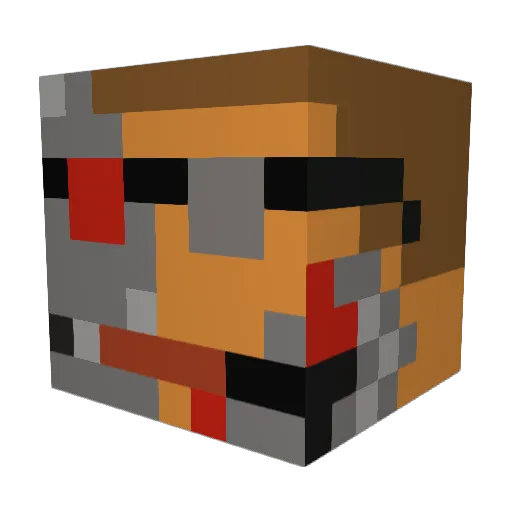limy2013 Minecraft avatar head, 3D render