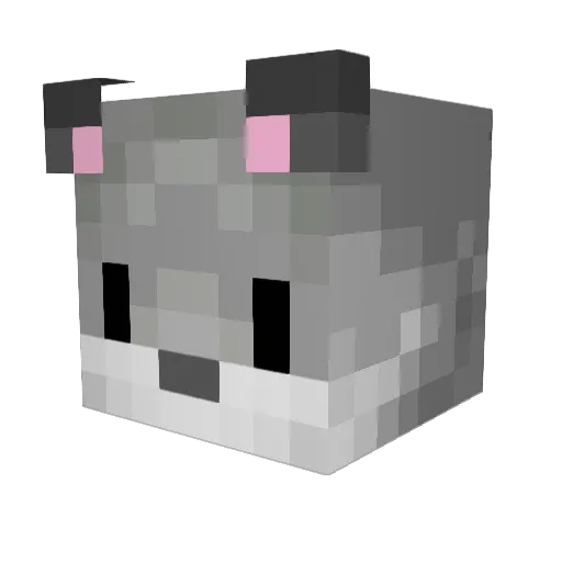 lin_ye233 Minecraft avatar head, 3D render