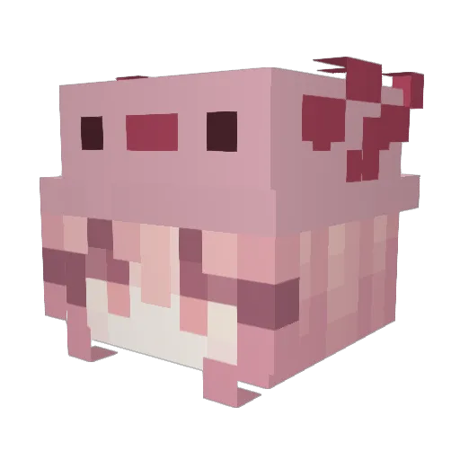 lina8808 Minecraft avatar head, 3D render