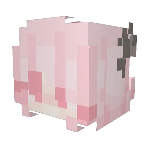 lina_21 Minecraft avatar head, 3D render