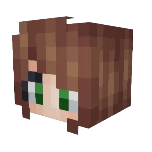 lina_ihs Minecraft avatar head, 3D render