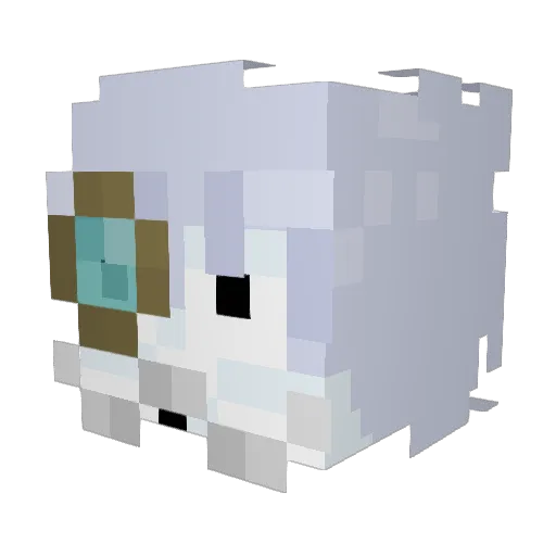 linalifonovvva Minecraft avatar head, 3D render