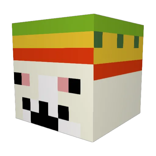 linalool420 Minecraft avatar head, 3D render