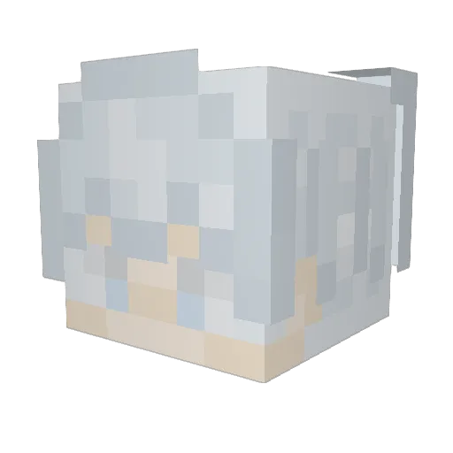linan99 Minecraft avatar head, 3D render
