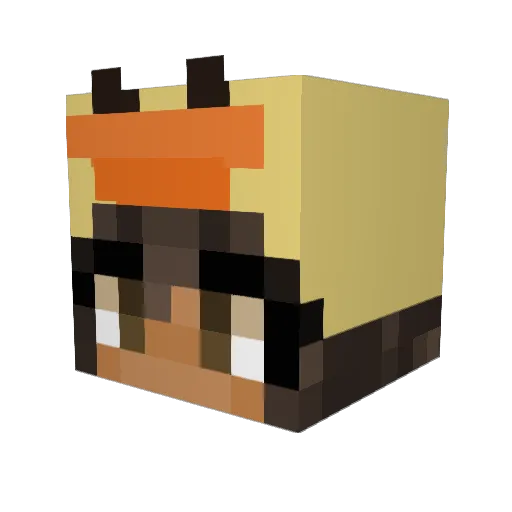 linarina50 Minecraft avatar head, 3D render