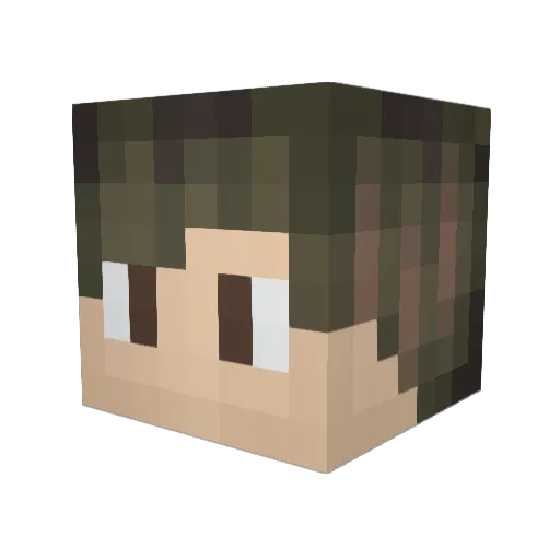 linchizz Minecraft avatar head, 3D render