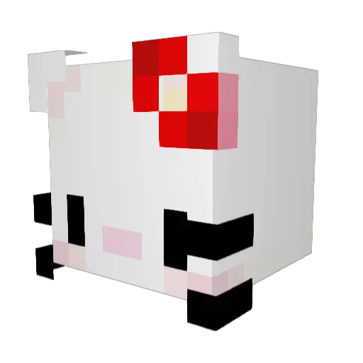 lindahuh Minecraft avatar head, 3D render