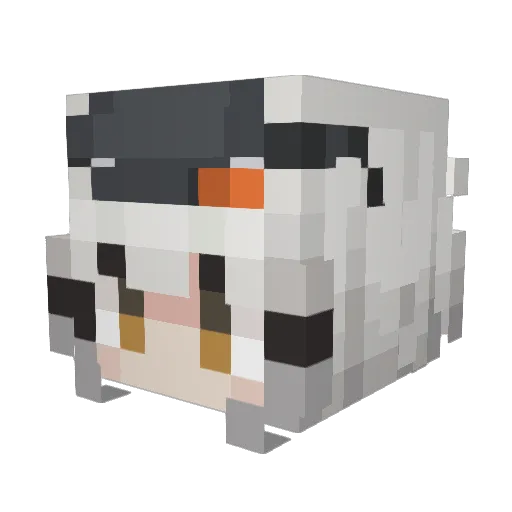 lindamea Minecraft avatar head, 3D render