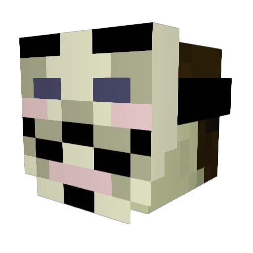 lindelolbroek Minecraft avatar head, 3D render