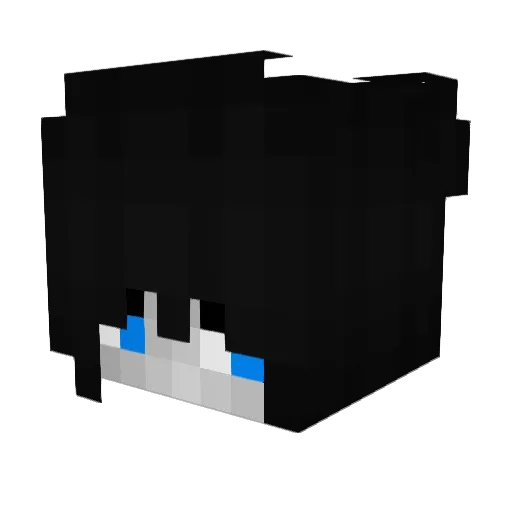 linden6 Minecraft avatar head, 3D render