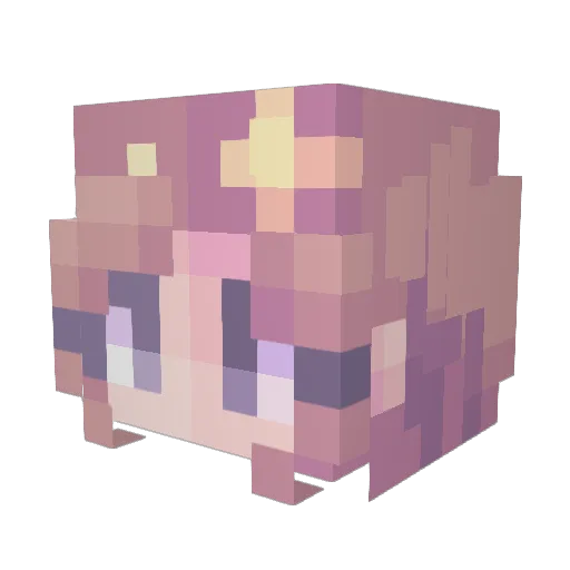 lindi550 Minecraft avatar head, 3D render