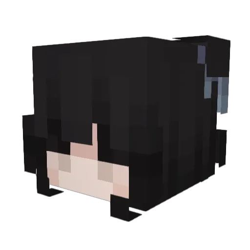 lindinhaa_ Minecraft avatar head, 3D render