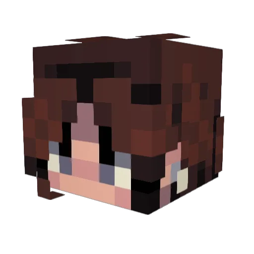 linds1702 Minecraft avatar head, 3D render