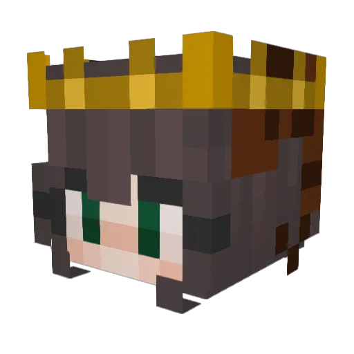 lindsay29 Minecraft avatar head, 3D render