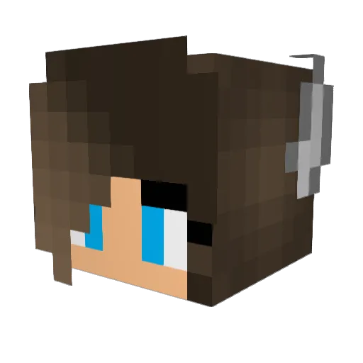 lindsayd Minecraft avatar head, 3D render
