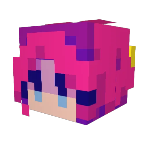 lindsymc Minecraft avatar head, 3D render