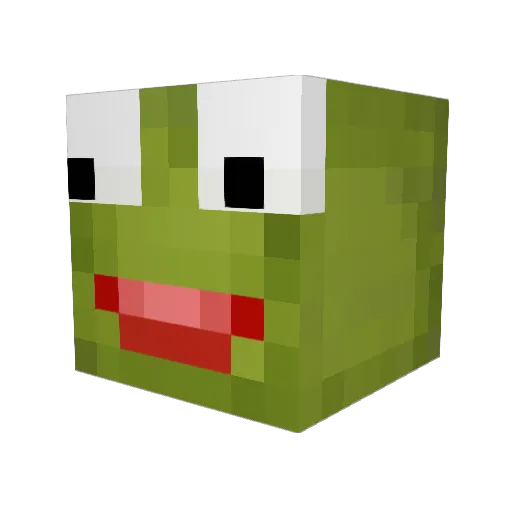 linearlink Minecraft avatar head, 3D render