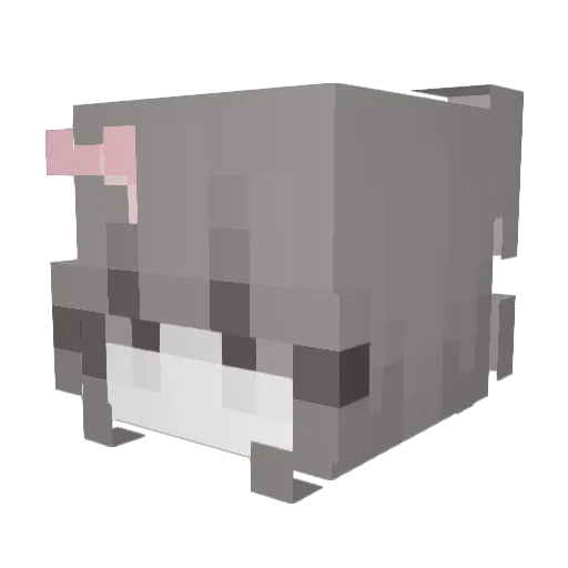linefault Minecraft avatar head, 3D render