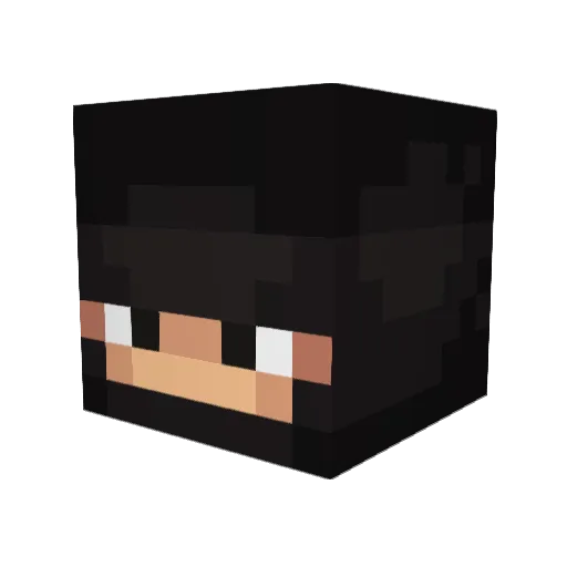 linelord232 Minecraft avatar head, 3D render