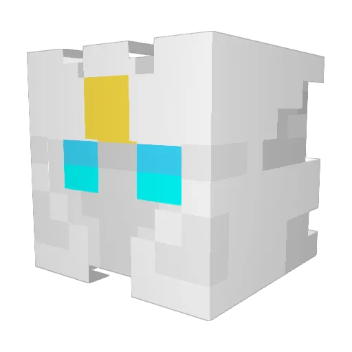 linezi Minecraft avatar head, 3D render