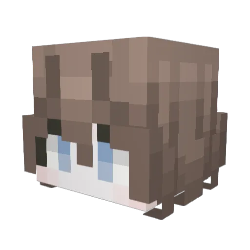 lingcheng151 Minecraft avatar head, 3D render