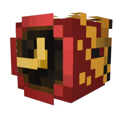 linghu312 Minecraft avatar head, 3D render