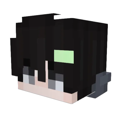 lingmo246 Minecraft avatar head, 3D render