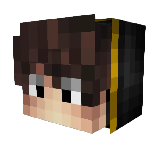 lingmu0 Minecraft avatar head, 3D render