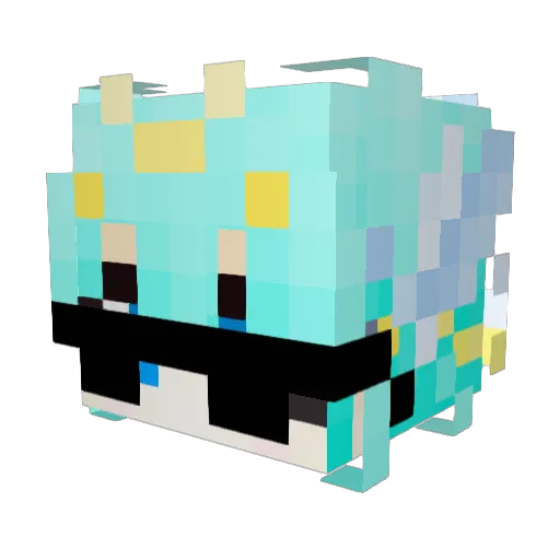 lingmuxue127 Minecraft avatar head, 3D render