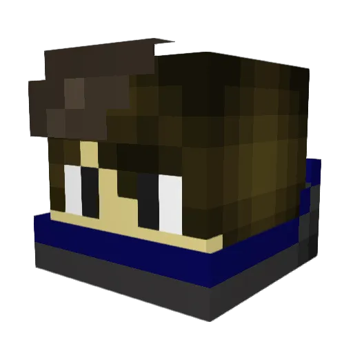 link5915 Minecraft avatar head, 3D render