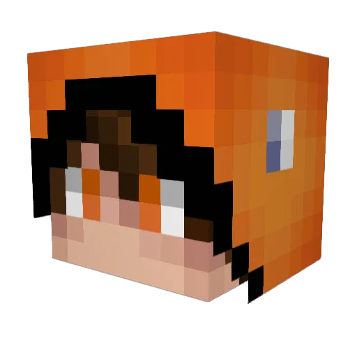 link926 Minecraft avatar head, 3D render