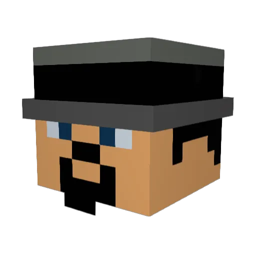 linkan157 Minecraft avatar head, 3D render