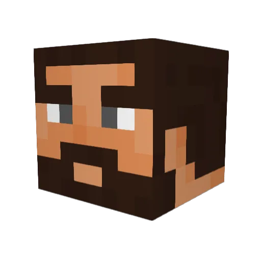 linkan33 Minecraft avatar head, 3D render