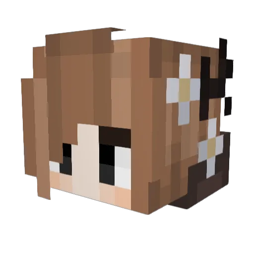 linkdemarco Minecraft avatar head, 3D render