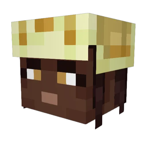 linklesss Minecraft avatar head, 3D render