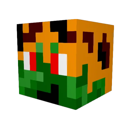 linkmsn799 Minecraft avatar head, 3D render