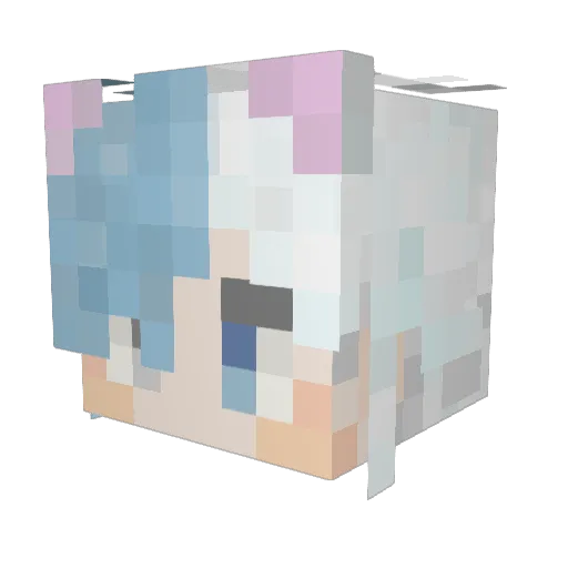 linkoooo Minecraft avatar head, 3D render