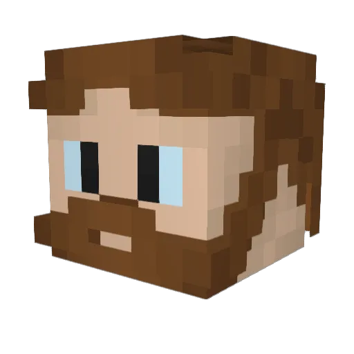 linkpro007 Minecraft avatar head, 3D render