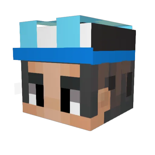 linksop Minecraft avatar head, 3D render