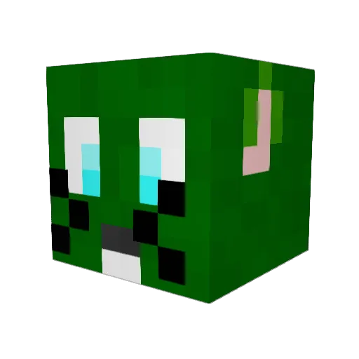 linkthegamer Minecraft avatar head, 3D render