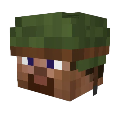 linky216 Minecraft avatar head, 3D render
