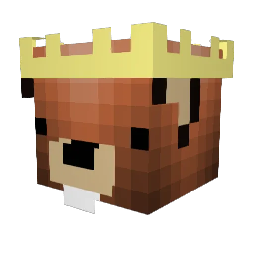 linlab7 Minecraft avatar head, 3D render