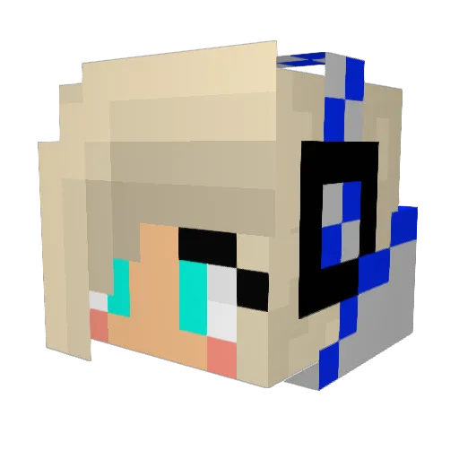 linlin123456789 Minecraft avatar head, 3D render