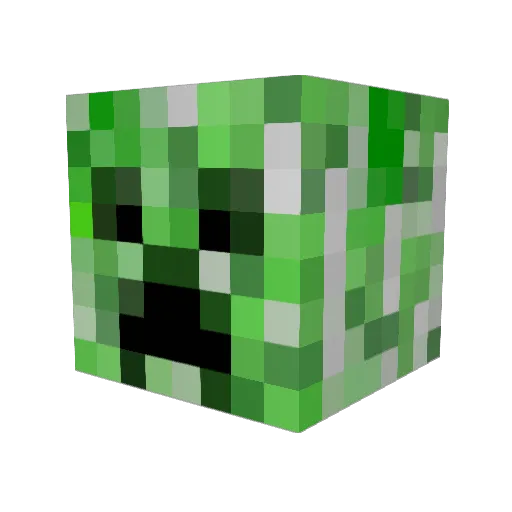 linlyang Minecraft avatar head, 3D render
